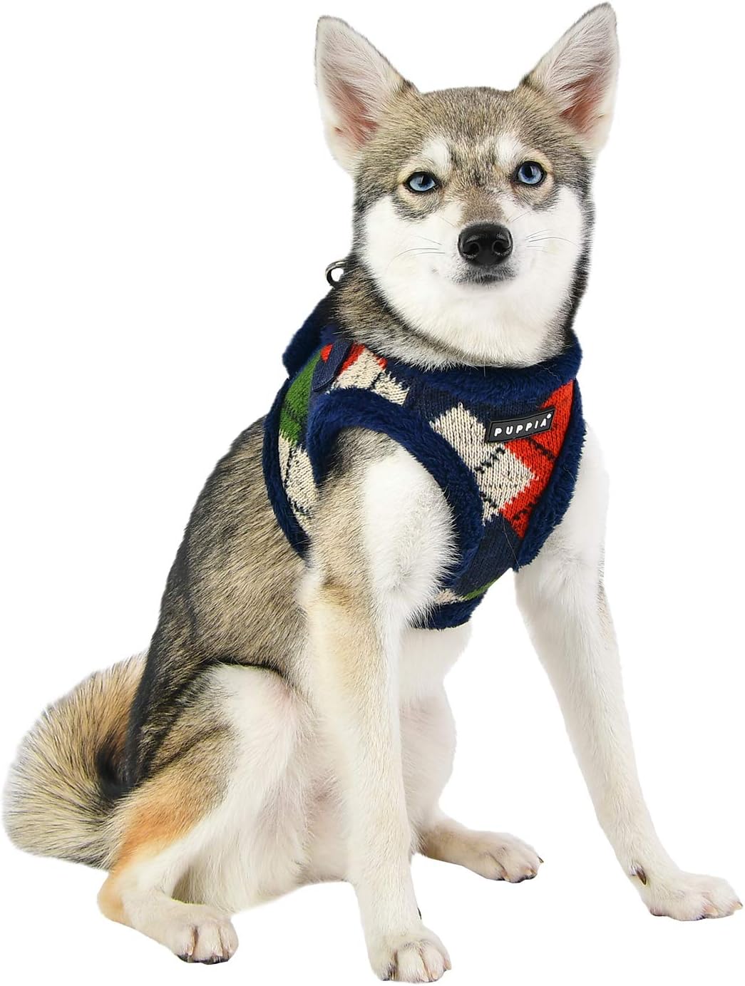 Amazon Puppia パピア オシャレアーガイルハーネスベスト 小型犬 大型犬 S M L Xl 大人しいスタイルいい ブラウン ネービーカラー ハーネス服 S Navy Puppia ハーネス 通販