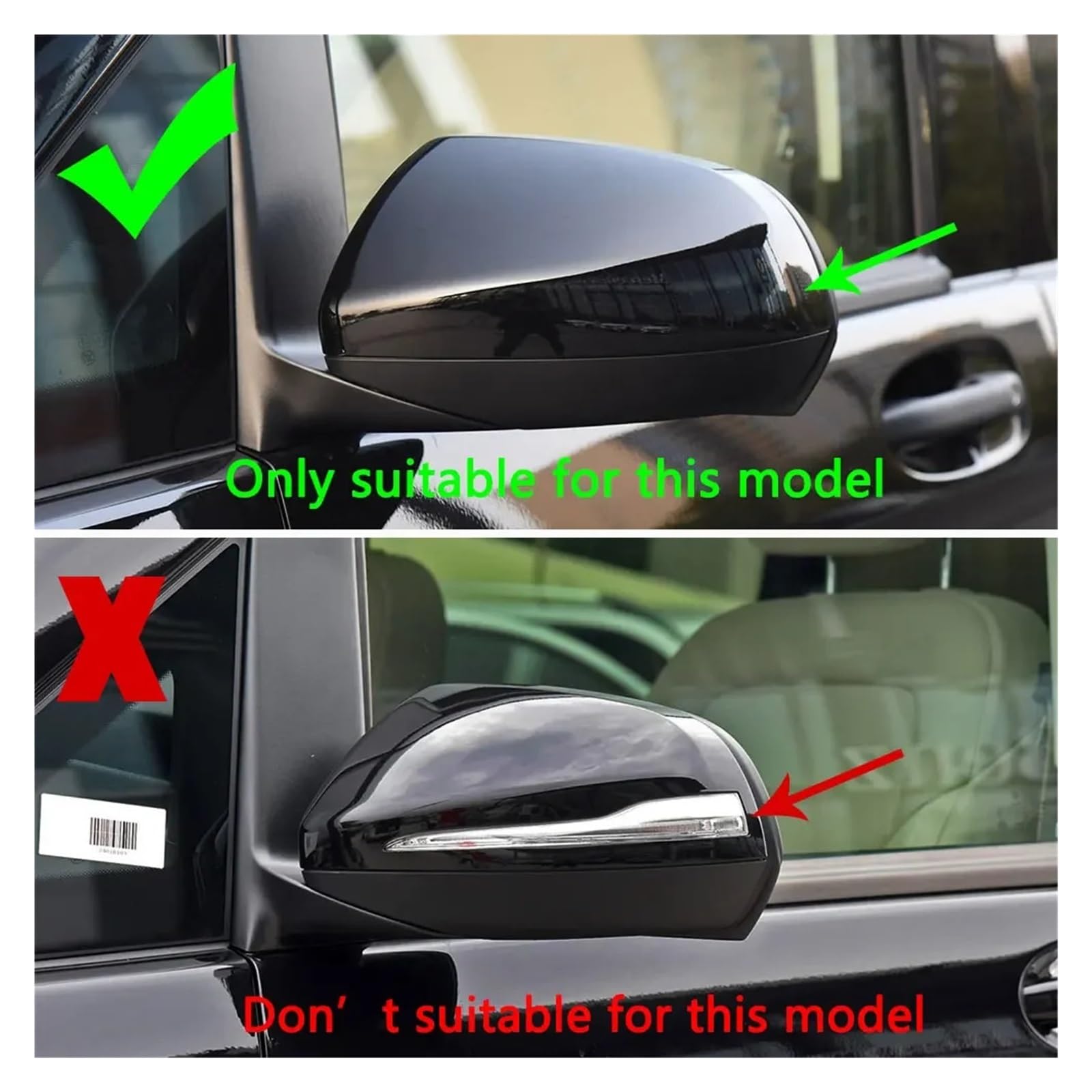 Coque De Rétroviseur Extérieur Coque Rétroviseur Mercedes Vito W447 2014-2020 - Noir Mat, Protection Optimale Coque Rétroviseur Droit Vito W447