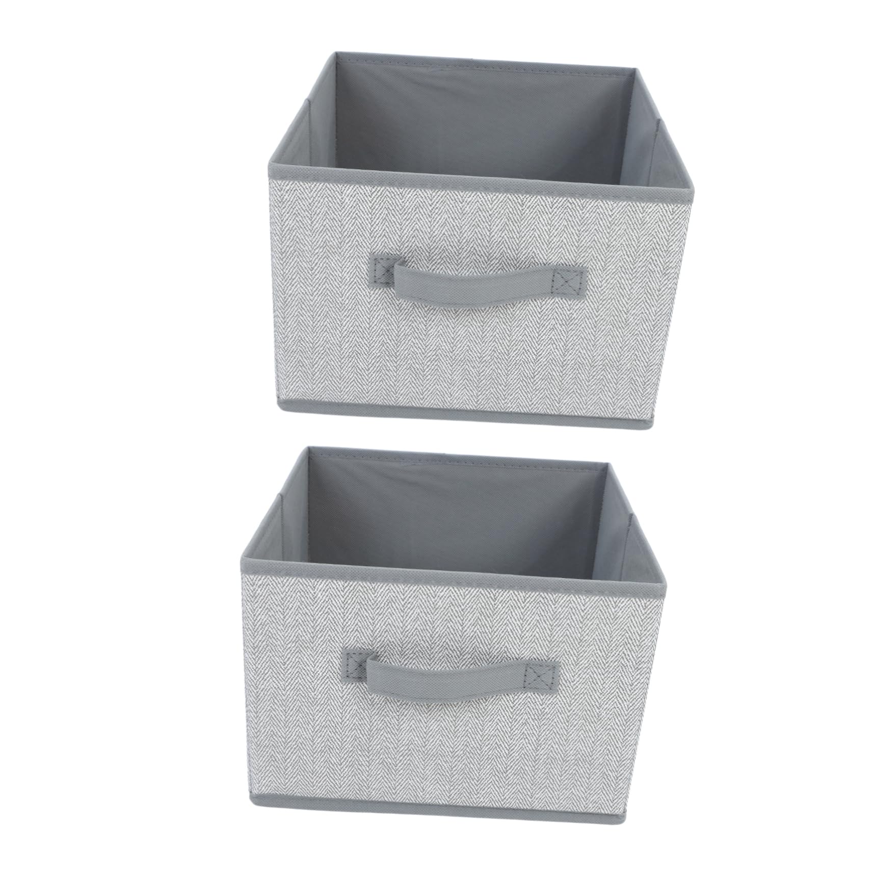 Zerodeko 2pezzi Contenitore per Vestiti in Tessuto Non Tessuto e Cartone Organizer Cubo per Armadio Scatola Portaoggetti per Riporre Capi di Abbigliamento e Mantenere Guardaroba Ordinato
