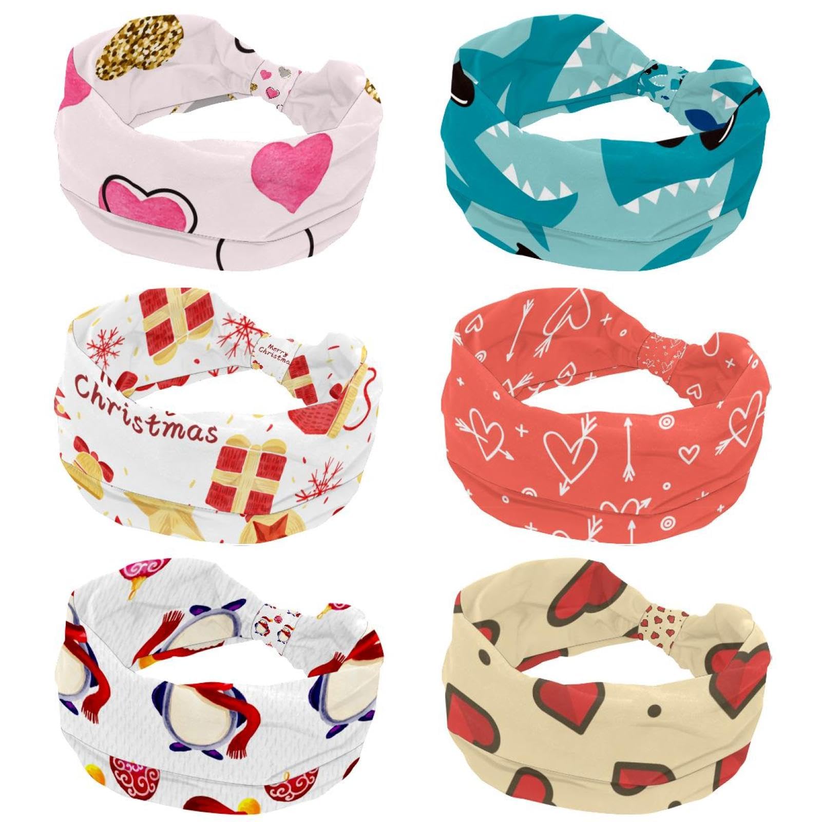 Bandeau cheveux absorbant et extensible avec motif original - 14