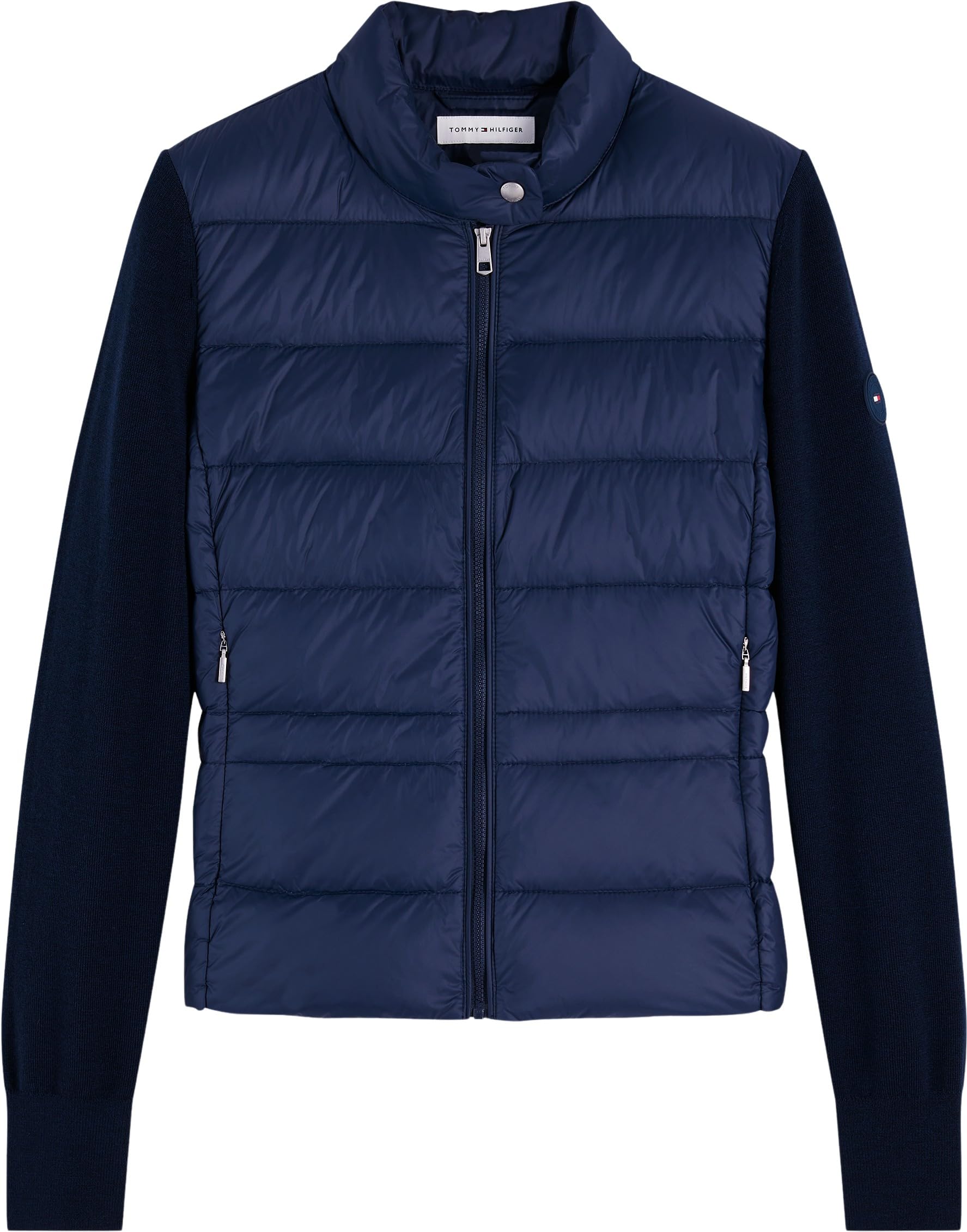 Tommy Hilfiger Damen Lw Down Knit Mix Jacket Ww0ww51095 Pufferjacke (1er Pack)