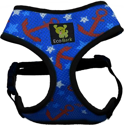 Miniatura 10 de EcoBark Arnés para perro  Arneses ecológicos de máxima comodidad  Lujoso halter de malla suave  Chaleco de arnés sobre la cabeza  Sin tirones y sin
