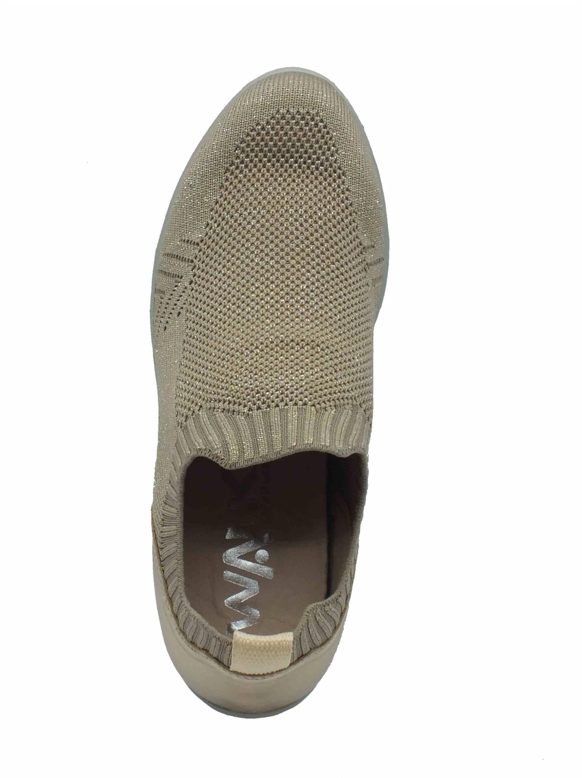 Melluso Scarpa Donna Estiva con Zeppa Tomaia Tessuto Elasticizzato
