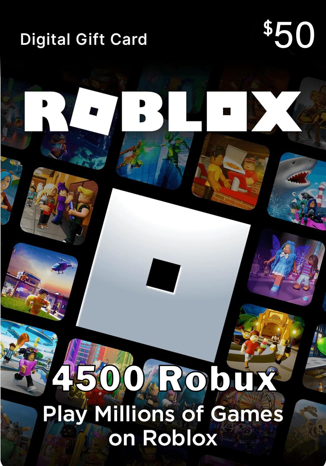Roblox Gift Card Code - 4500 Robux Or $50 Roblox Robux 4500 (Digital Code Only) (B0D5WMK7G4) Amazon Price History, Amazon Price Tracker