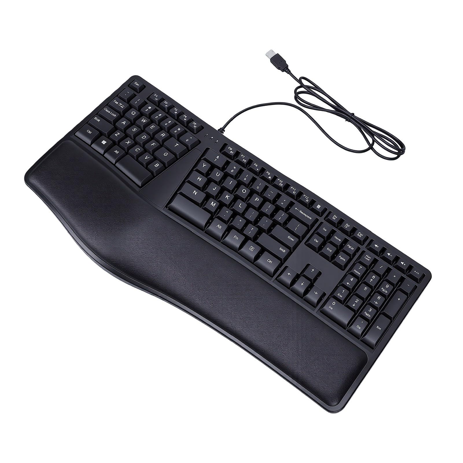 Sxhlseller Przewodowa Ergonomiczna Klawiatura, Podzielona Konstrukcja,