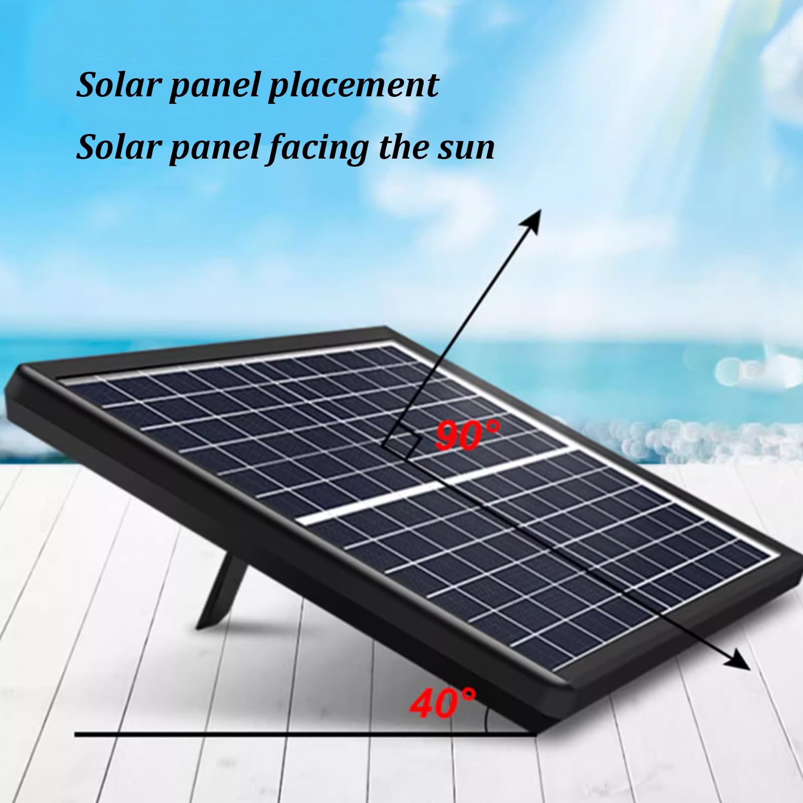 Zestaw solarnych fontann bambusowych – zewnętrzna fontanna wodna z pompką i kołem wodnym, wielokierunkowy wylot wody do ogrodu, na patio i staw