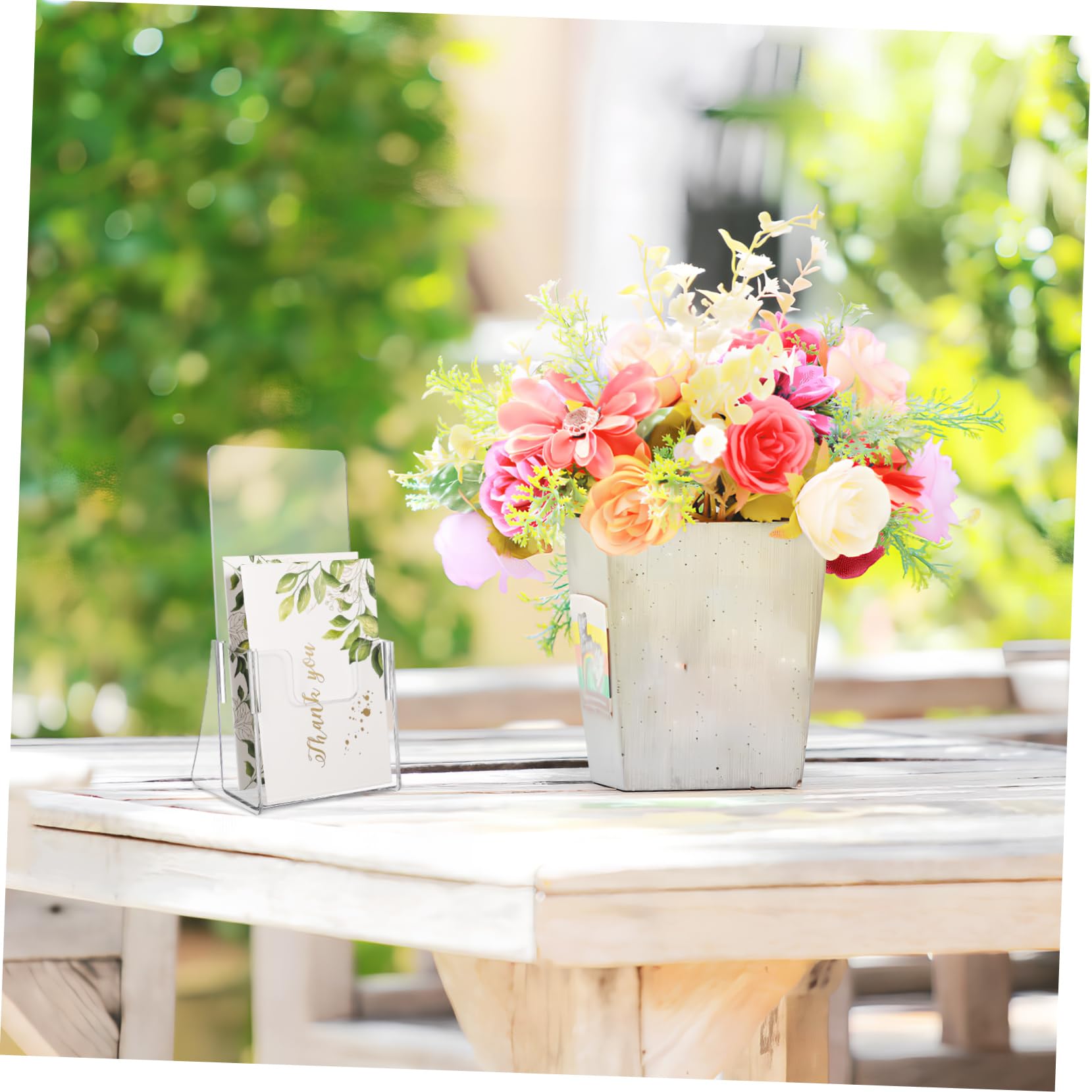 SEWACC Présentoir à Livres En Acrylique Pour La Maison Et Le