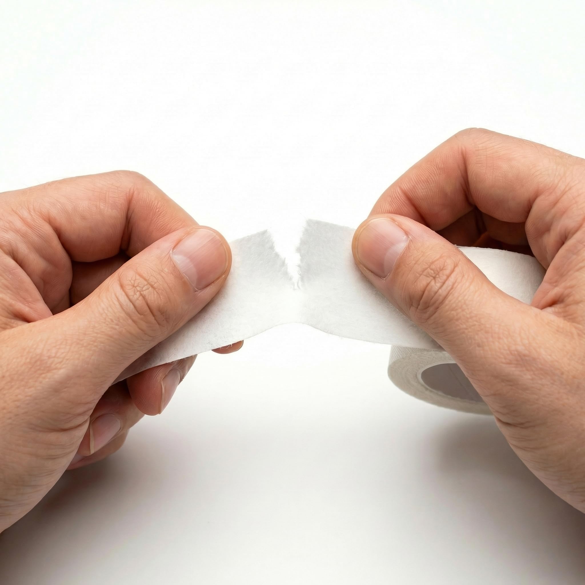 KMINA Esparadrapo de Papel Hipoalergénico (12 unidades) 2,50 cm x 9,14 m Transpirable y Sin Látex para Pieles Sensibles Blanco