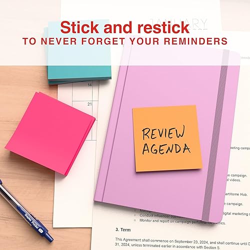 Miniatura 5 de Staples 105809 Stickies - Notas recicladas de 3 x 3 pulgadas, color amarillo, 12 blocs por paquete (S-33Yr12)