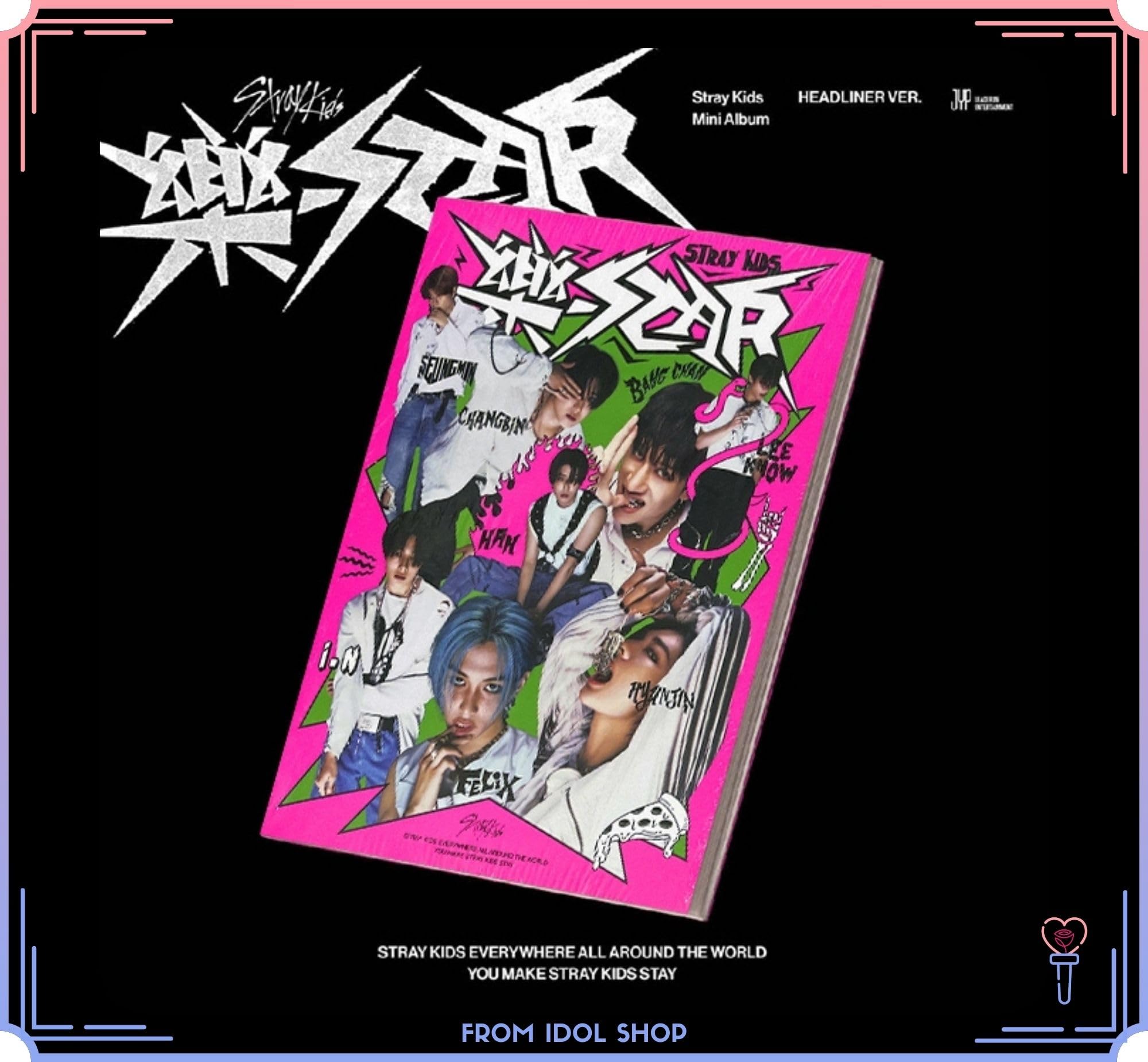 Stray Kids　CD① Amazon.com: Stray Kids 樂-STAR ROCK-STAR 8th Mini Album CD+