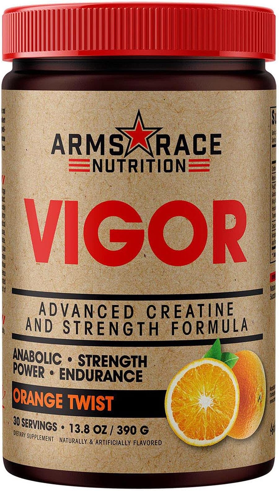 Arms Race Nutrition Vigor Creatine & Strength Formula - Orange Twist
