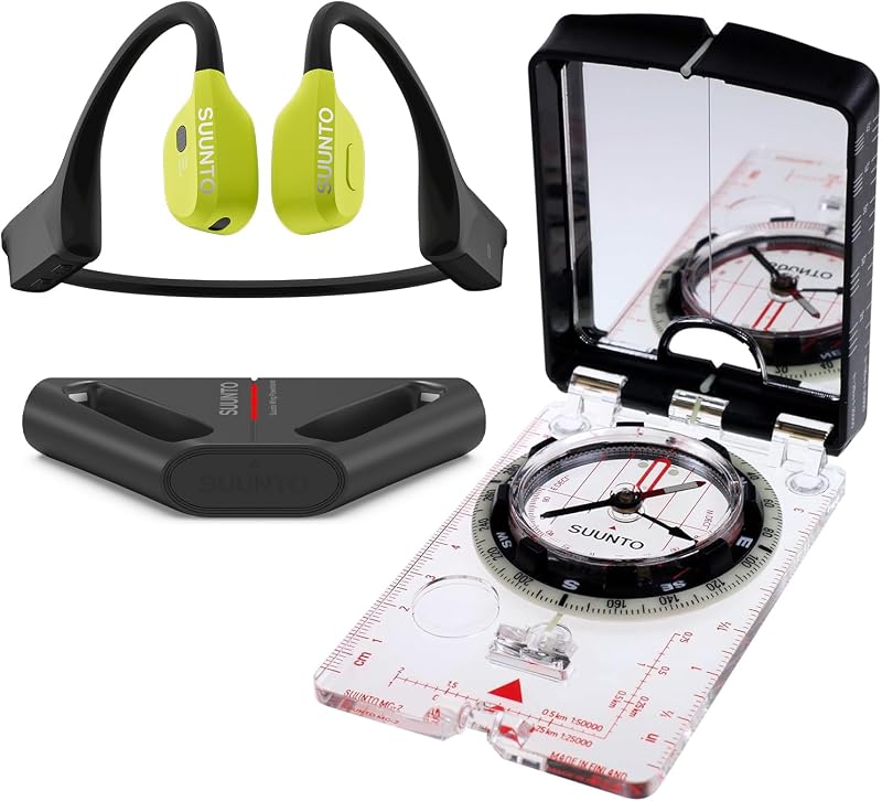 MC-2 USGS UTM NH Compass, SUUNTO Wing Auriculares de conducción ósea Lima