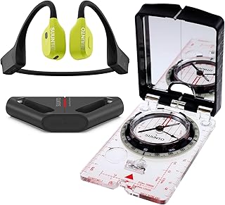 MC-2 USGS UTM NH Compass, SUUNTO Wing Bone Conduction Headphone Lime