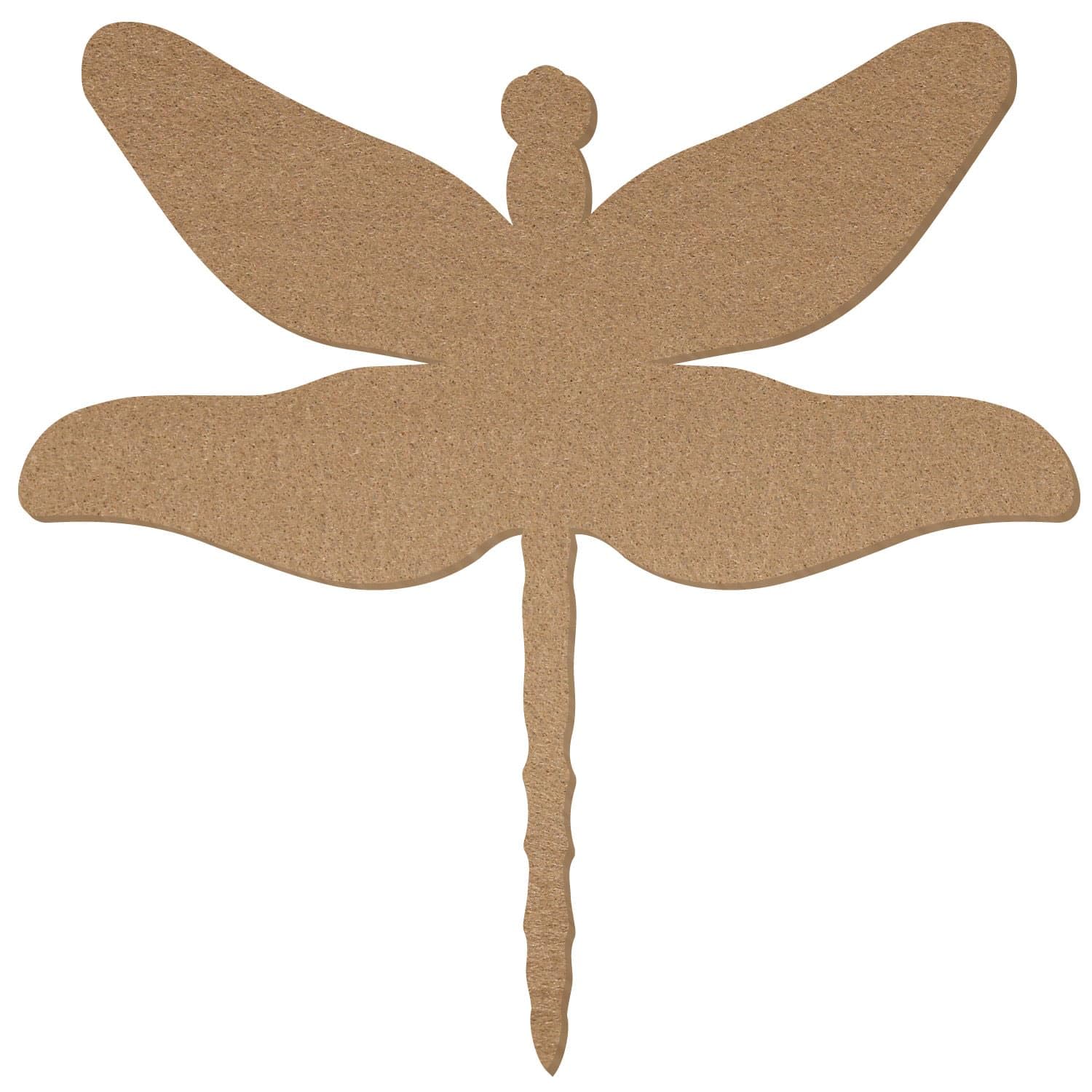 Lot de 50 libellules en feutre de couleur boue - Pour loisirs créatifs - 3 à 60 cm - Largeur : 10 cm