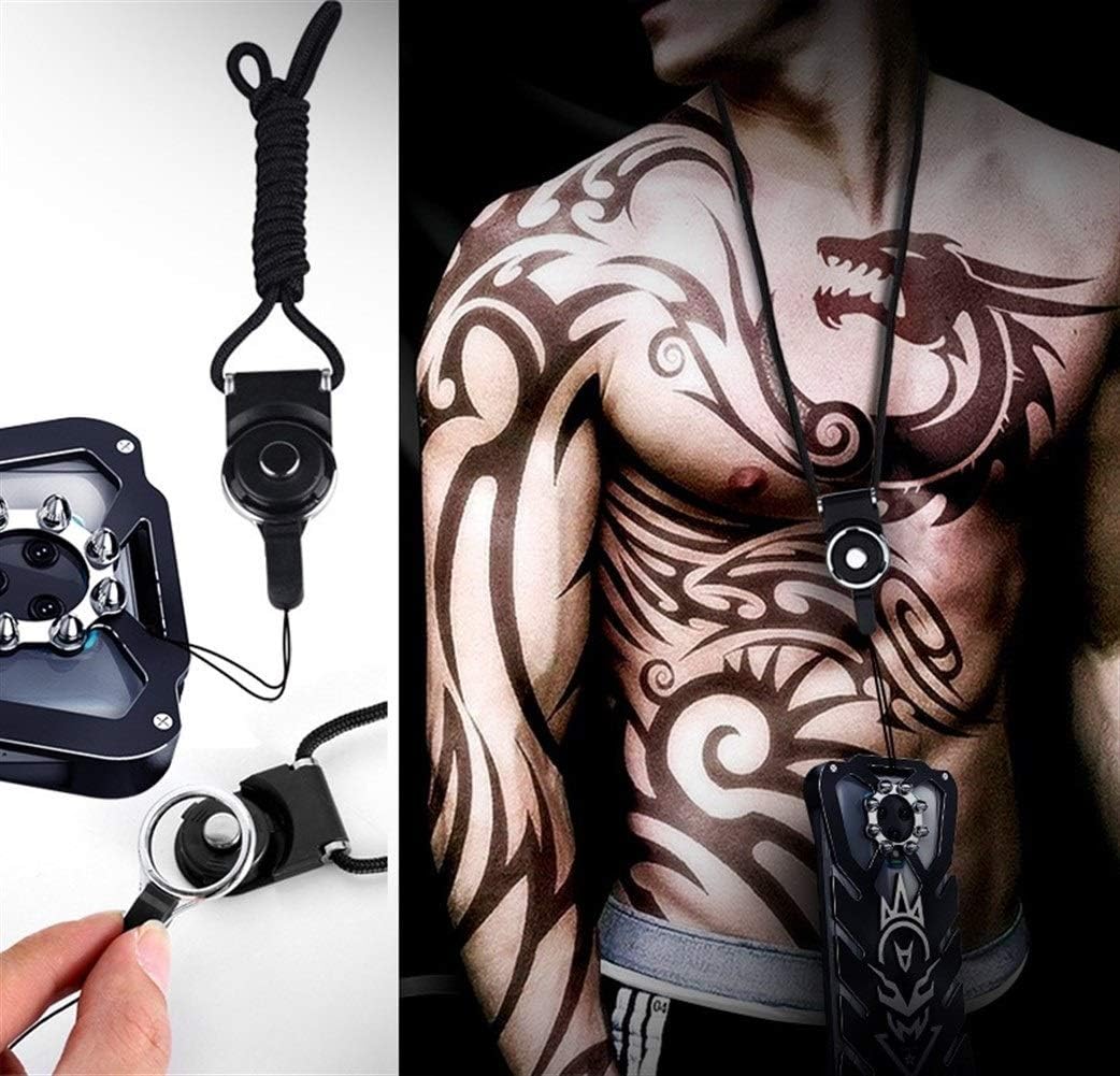 Luxurious Metal Aluminum Shockproof Cover Support Gamepad Controllers Back Case Compatible with Mi Black Shark 3S /Black Shark 3 (Color : Black, Size : for BlackShark 3S)