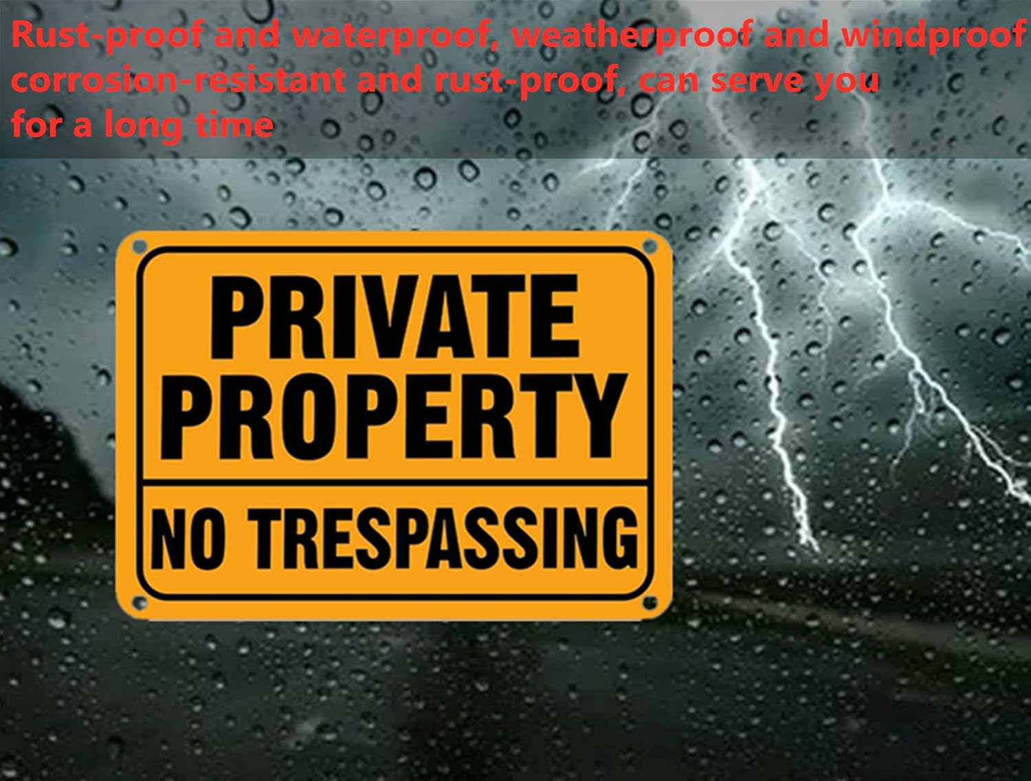 20 Pieces No Trespassing Signs Private Property Metal Reflective Aluminum Prohibition Signs for Property Security Outdoor Yard Home, 7 x 10 Inch