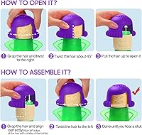 Vista 7 de Spardar Angry Mama Limpiador de vapor para horno de microondas, limpiador de microondas que desinfecta con vinagre y agua para cocinas