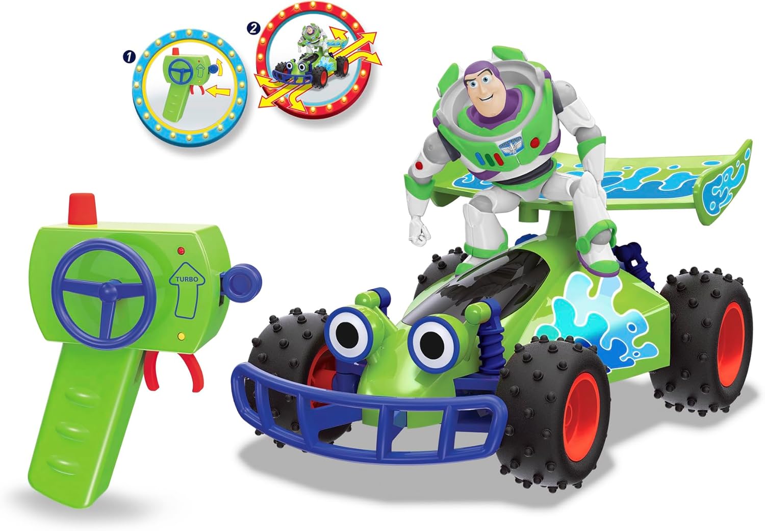 Jada Toys RC Toy Story Buggy with Buzz 1:24 Figure