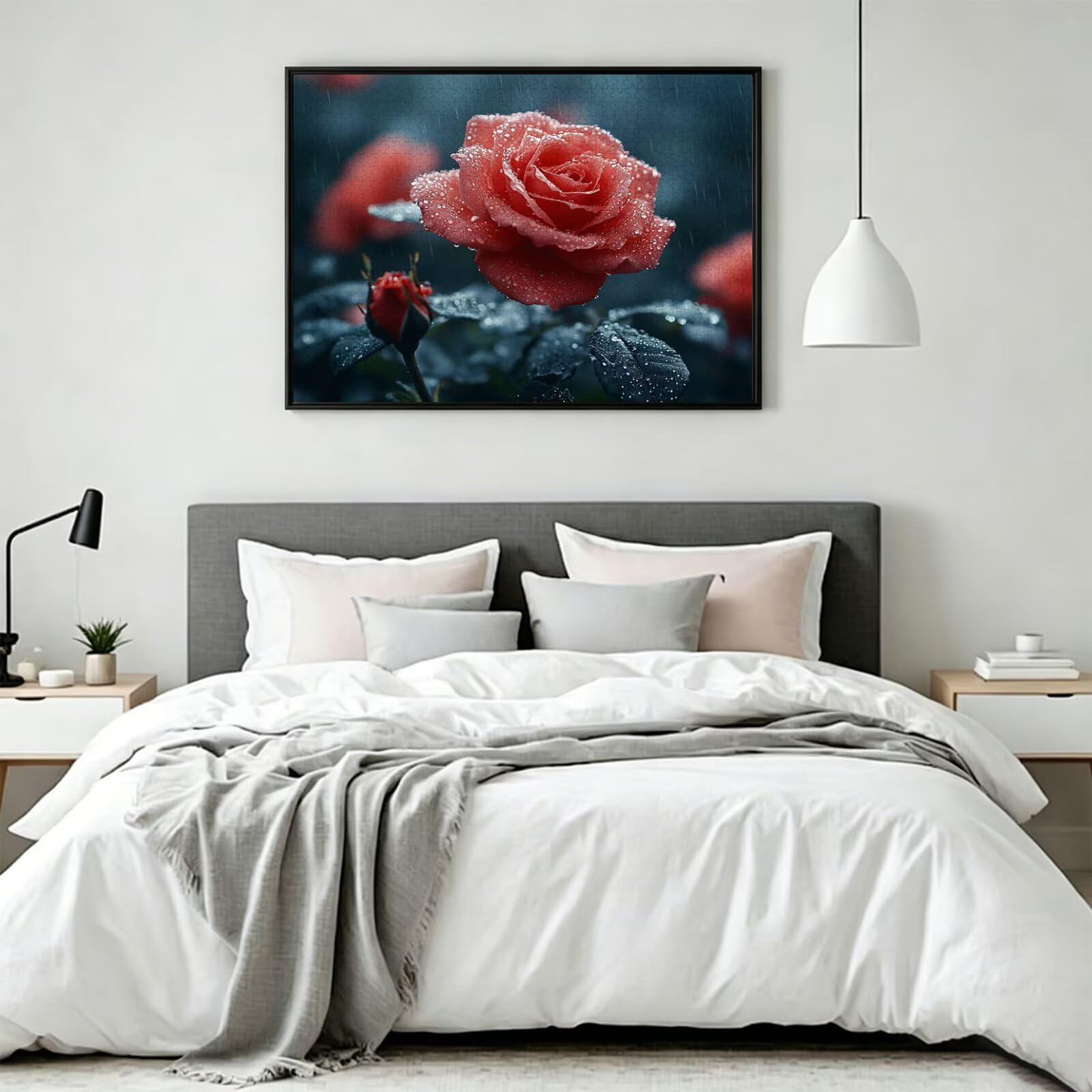 Puzzle dla dorosłych 2000 elementów trudne wyzwanie, deszcz, n-892