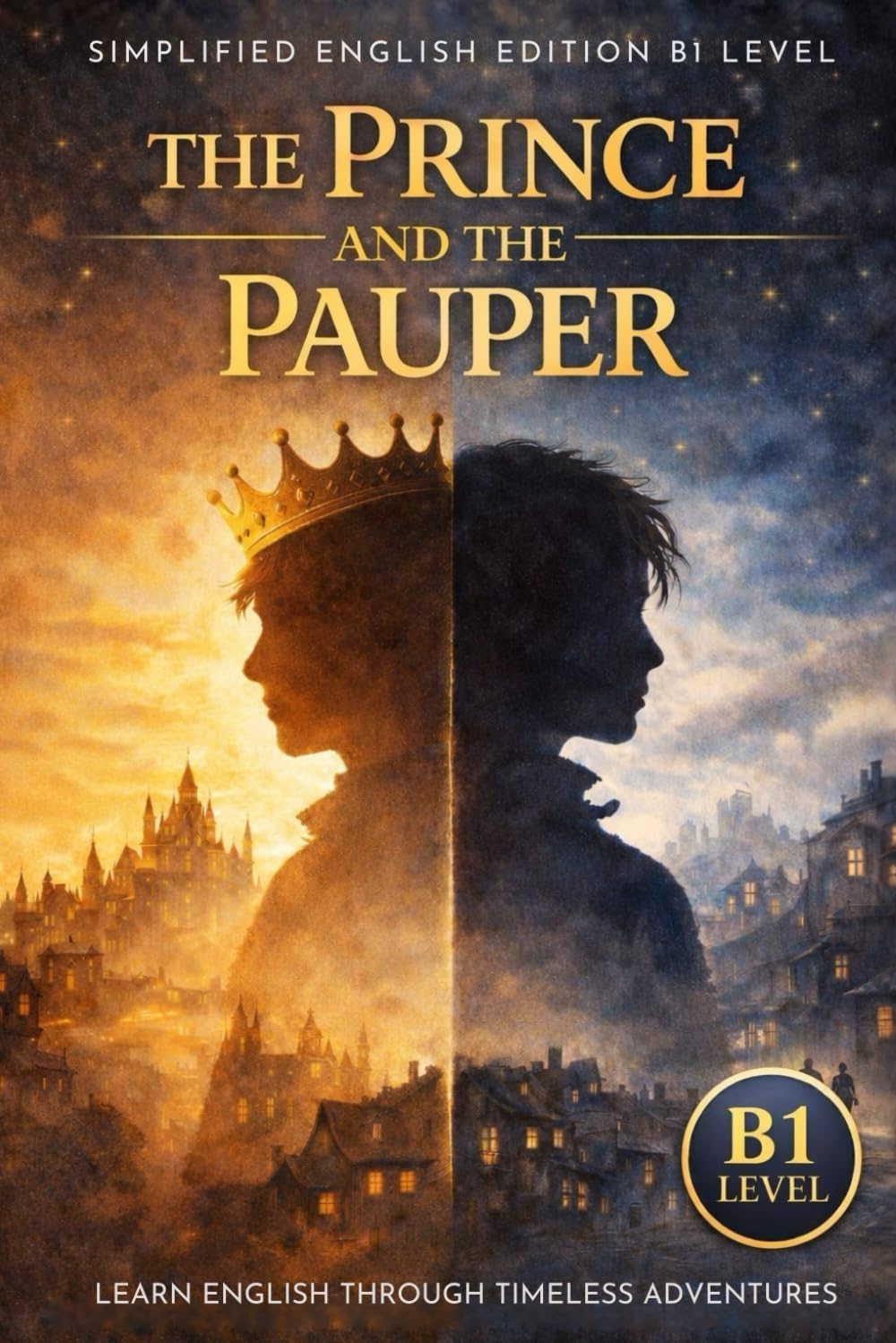 The Prince and the Pauper for English Learners (B1): A Structured Graded Reader with Clear Vocabulary, Reading Practice, and Meaningful Life Lessons