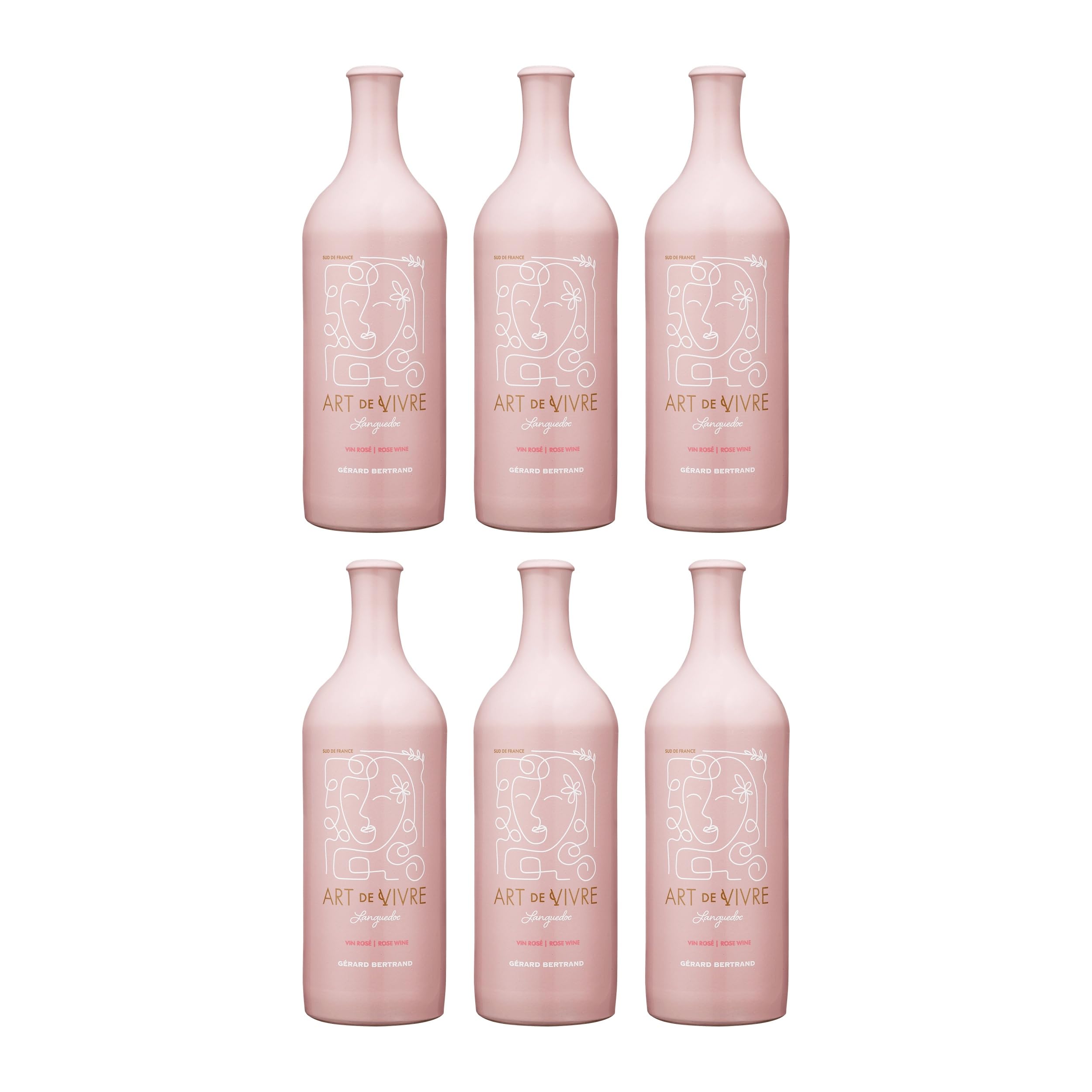 Gérard Bertrand Art de Vivre Rosé trocken Roséwein Wein Frankreich inkl. FeinWert E-Book (6 x 0.75 l)