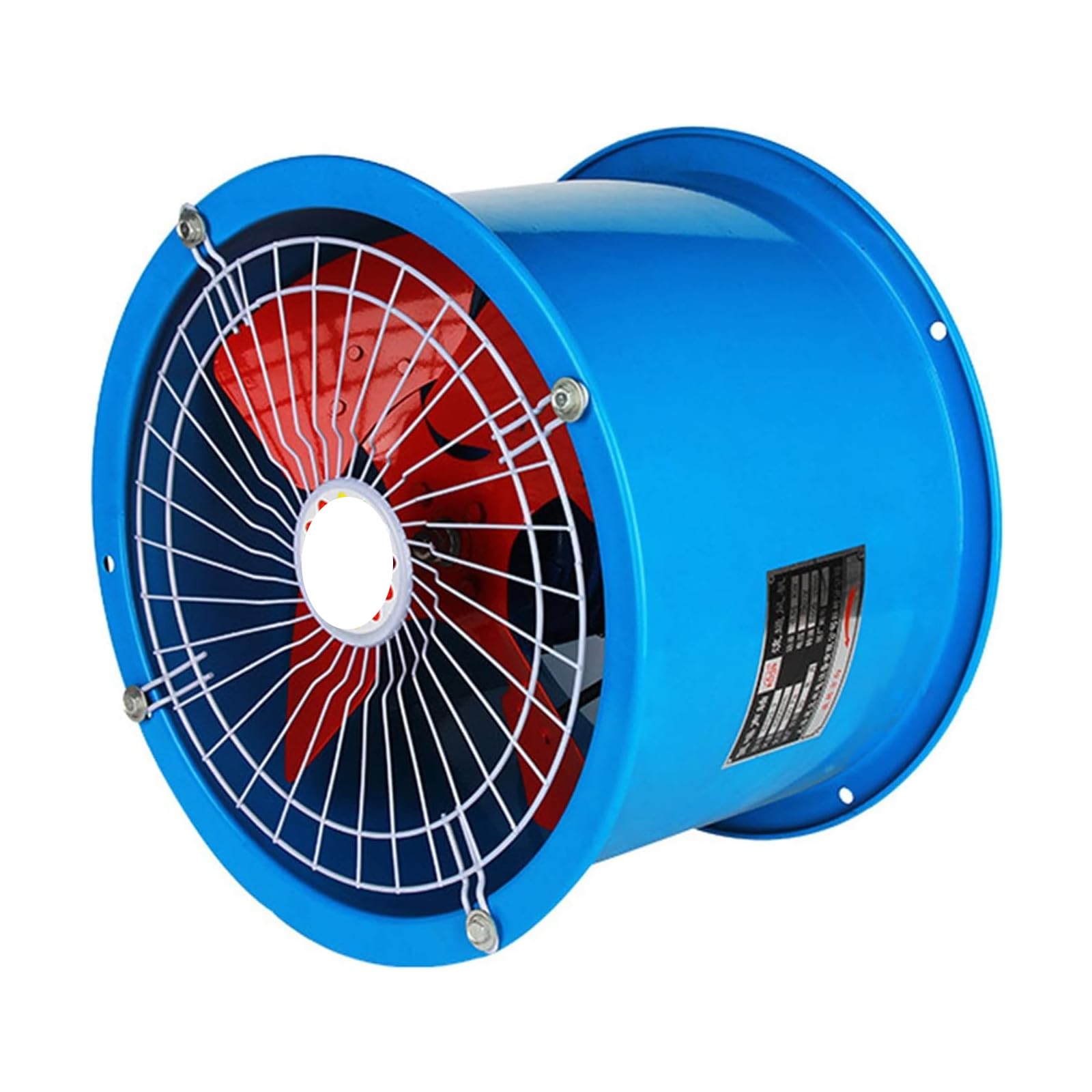 Extracteur d'air Mural 260mm, pour Ventilation Industrielle, Ventilateur Mural hélicoïdal, Ventilateurs d'aspiration 1000m3/H
