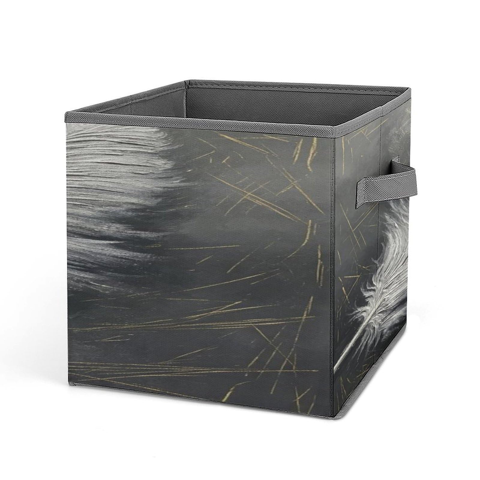 Fekiloot Style Decoration Feather Storage Bins Storage Baskets