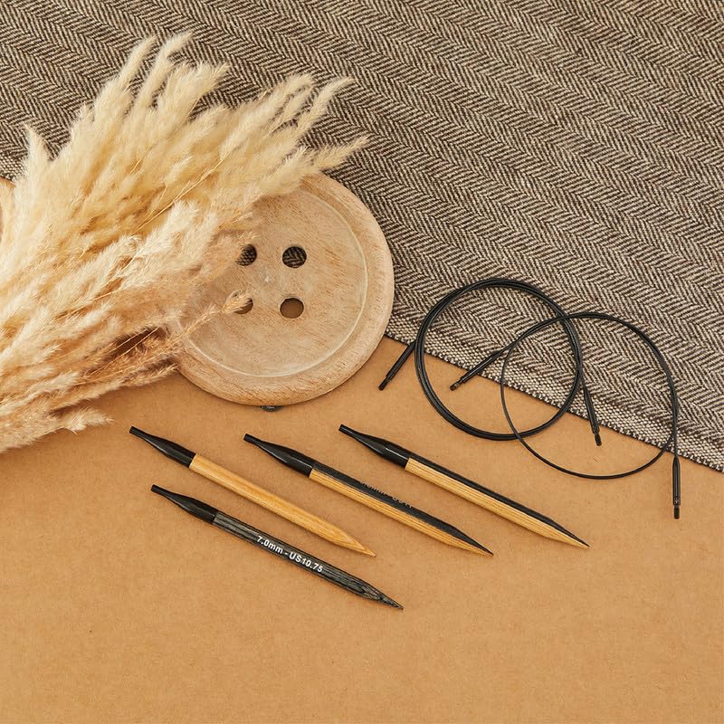 Image of Knitter's Pride Day & Nite Normal Interchangeable Circular Needles 5 inch inch (13cm) - US Size 3 (3.25mm)
