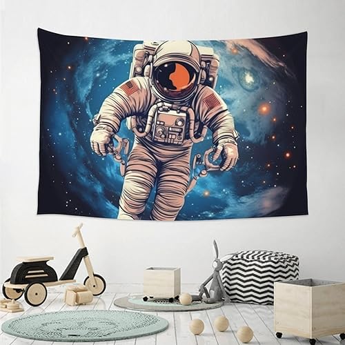 Miniatura 8 de Astronauta Planet Print Tapestry Multifunctional Wall Hanging 60 X 40 Inch Wall Blanket Wall Art Decor For Living Room Bedroom Dorm Outdoor Camping