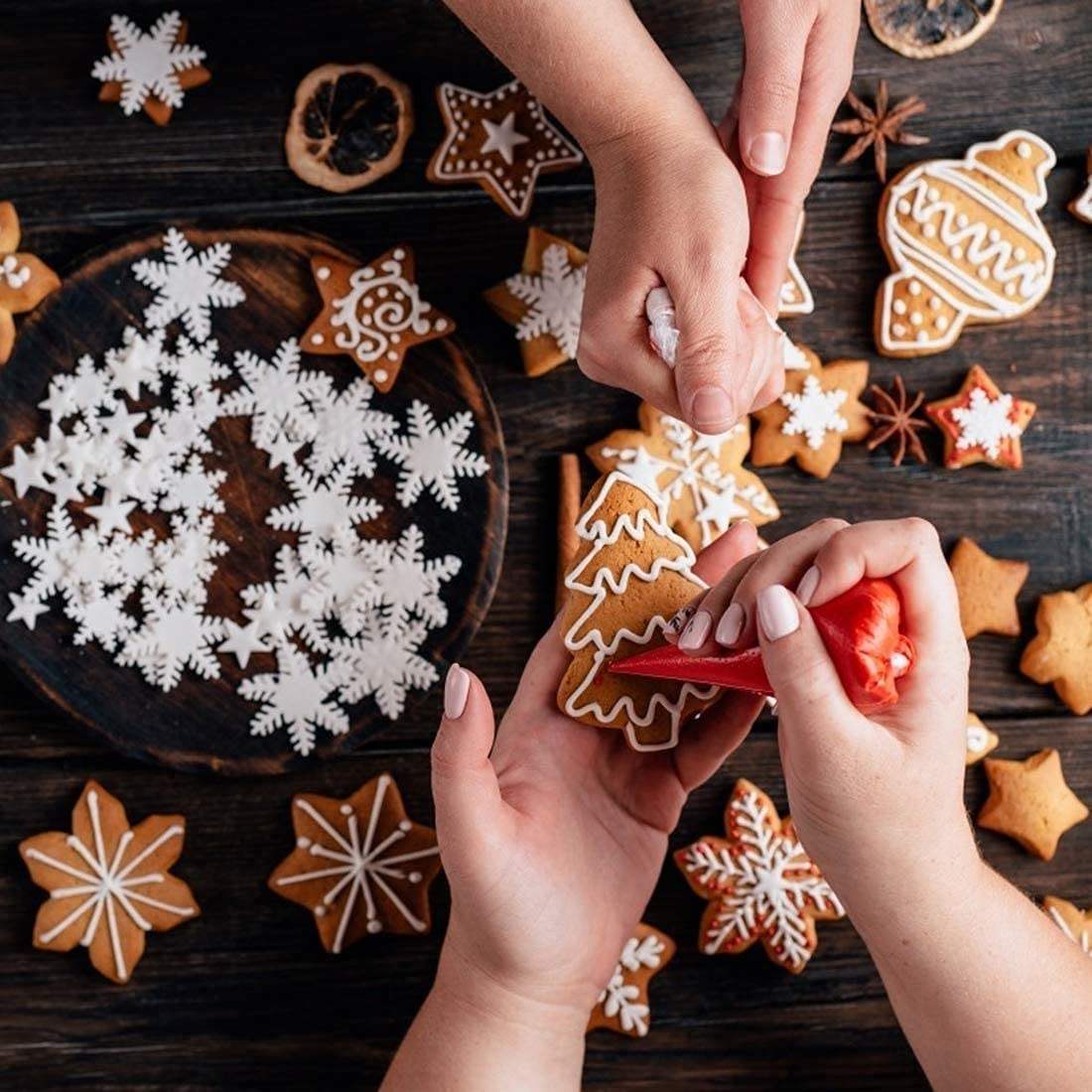 Weihnachts-Ausstechformen Set – 30 Stück Aus Edelstahl (304) Mit Motiven Wie Baum, Schneemann, Engel, Größe 4-11 Cm, Für Plätzchen & Fondant