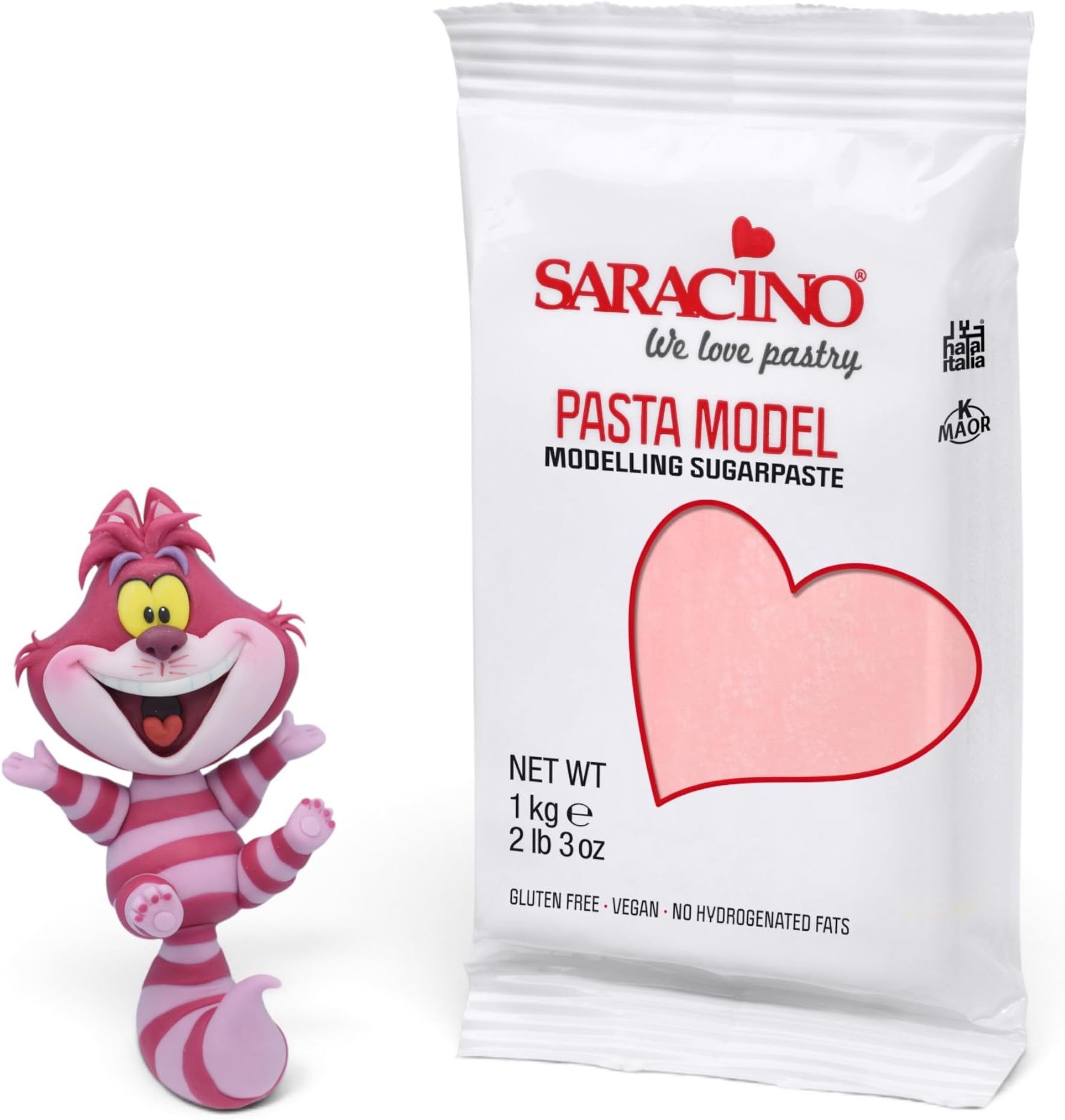 Saracino 1 kg Modelling Paste Pink