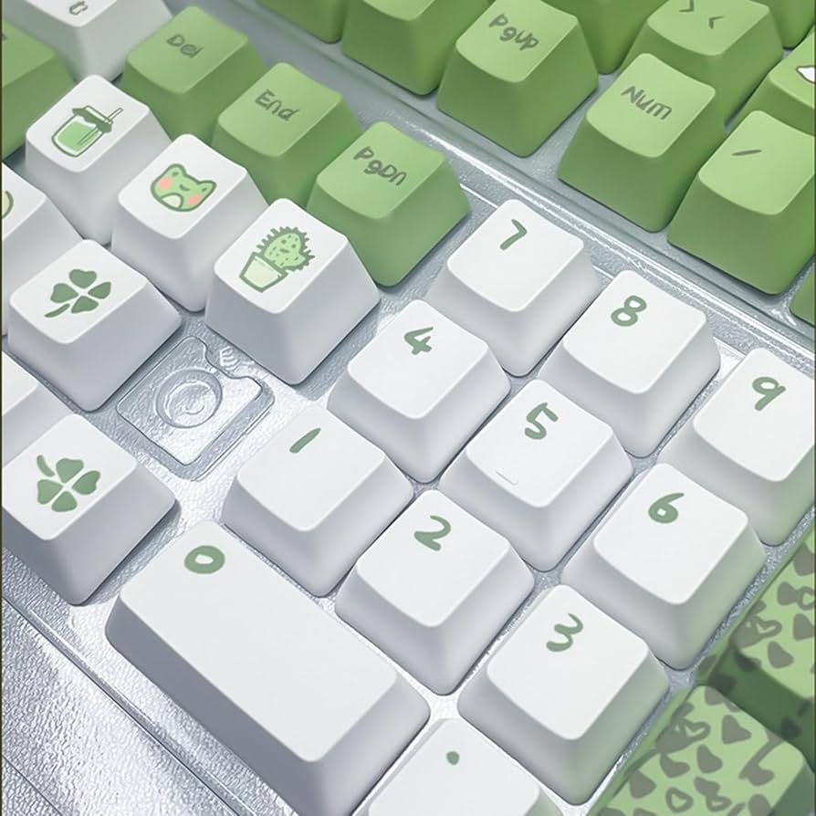 Amazon.co.jp: LXJLXD カエルパターン 日本語キーキャップ MX