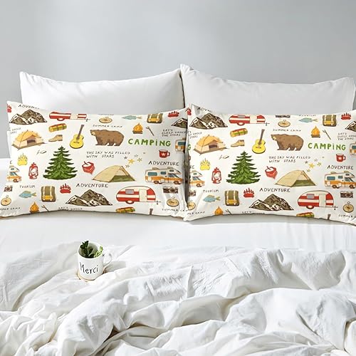 Miniatura 69 de Castle Fairy Juego de funda de edredón de cola de pez de sirena, tamaño Queen, juego de ropa de cama de escamas de sirena de acuarela arcoíris, 3