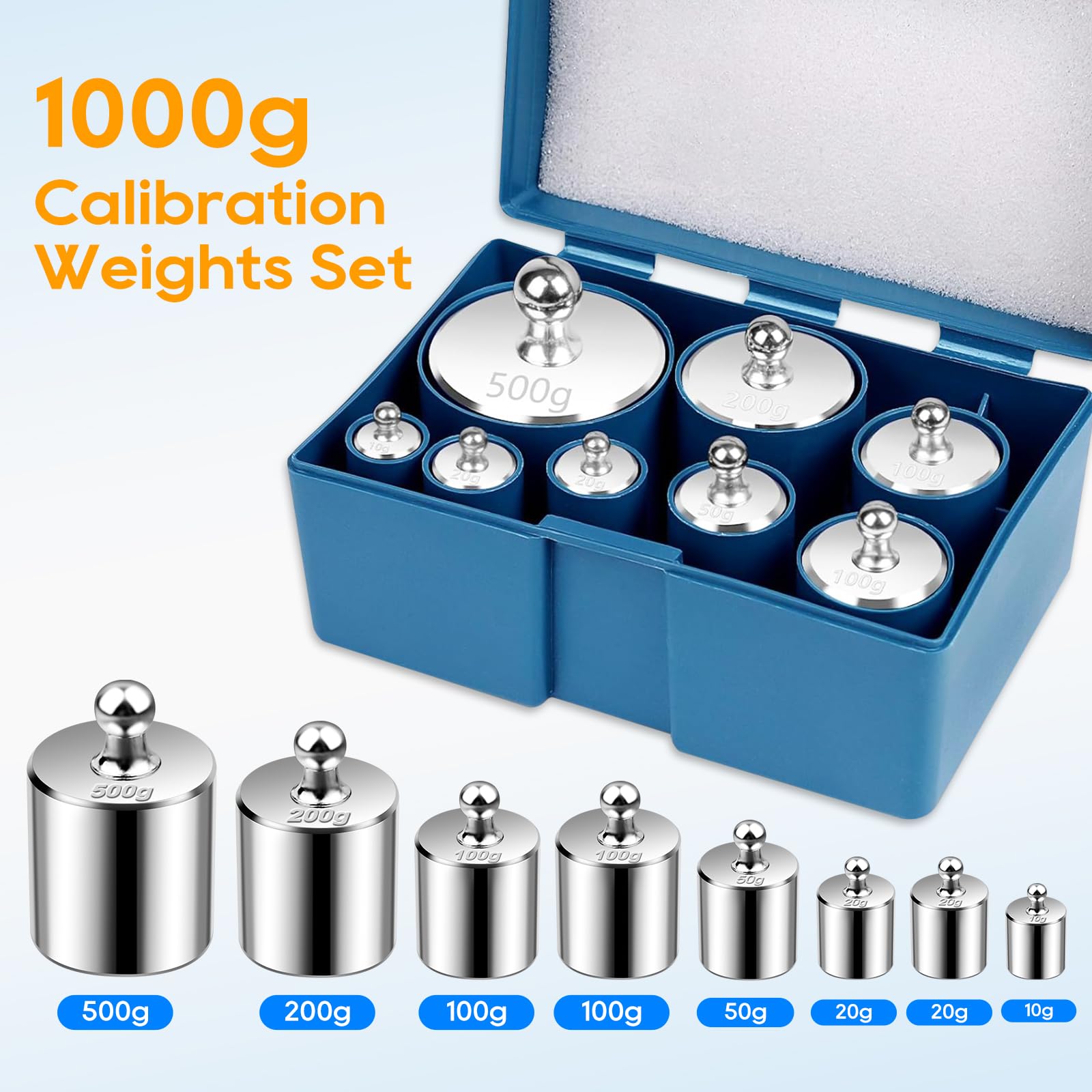 UCEC Calibration Weight Set 1000g for Digital Scale — Amazon image 2