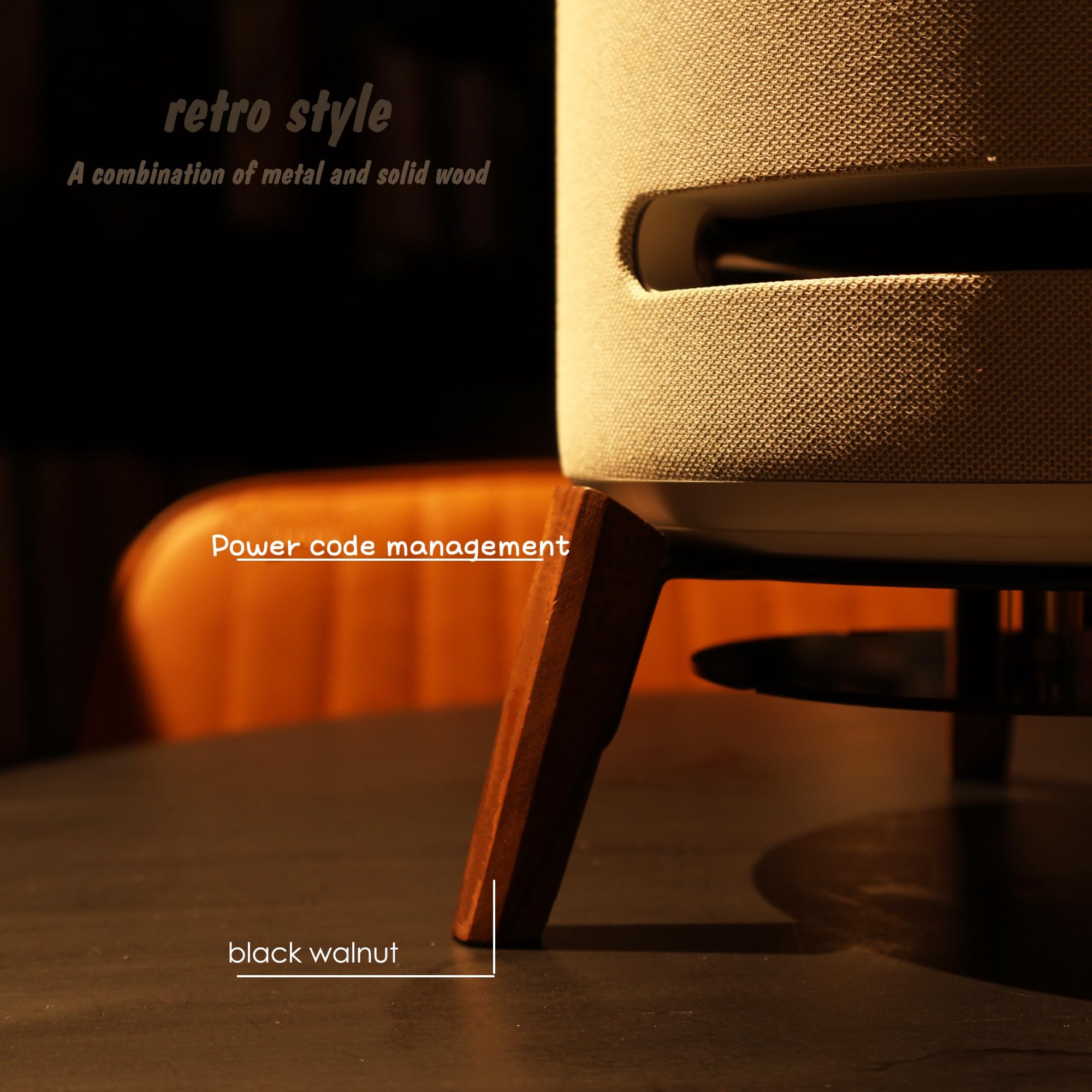 Wooden Stand for Echo Studio and Homepod 2nd/1st Gen Smart Speaker - Image 3