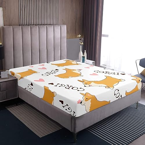 Miniatura 274 de Erosebridal Juego de sábanas para videojuegos, tamaño individual, color morado, sábana bajera ajustable para niños y niñas, moderno juego de sábanas