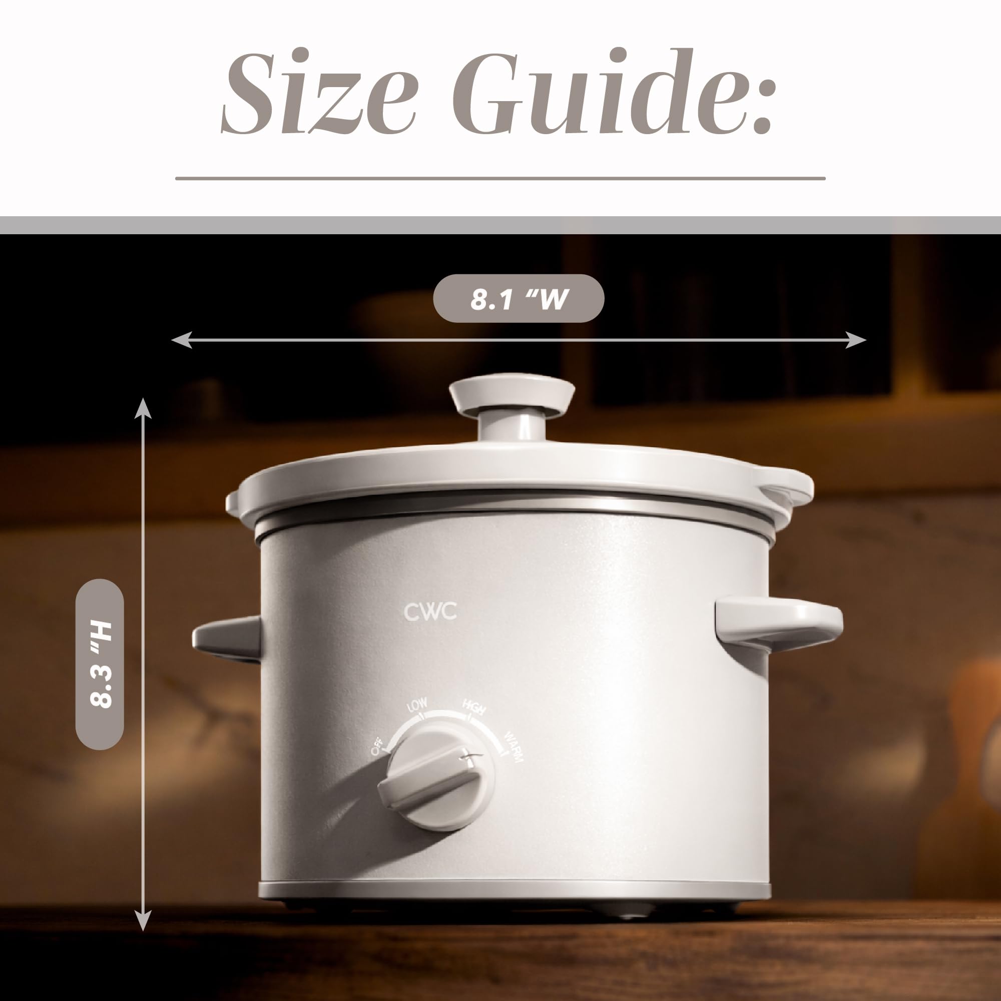 Amazon.com: COOK WITH COLOR 2QT Mini Electric Round Slow Cooker