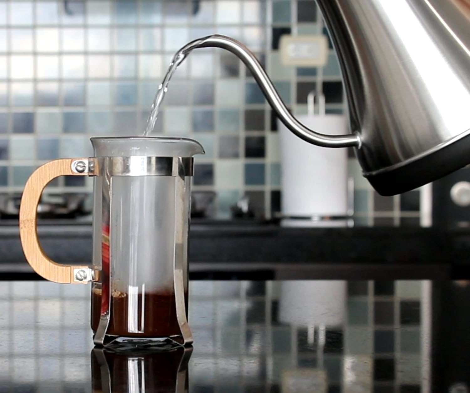 Electric Gooseneck Variable Temperature Kettle - Perfect Pour Over Coffee and Tea | Stainless Steel with Preset Temperature Control Works with Chemex, Hario V60, Aeropress