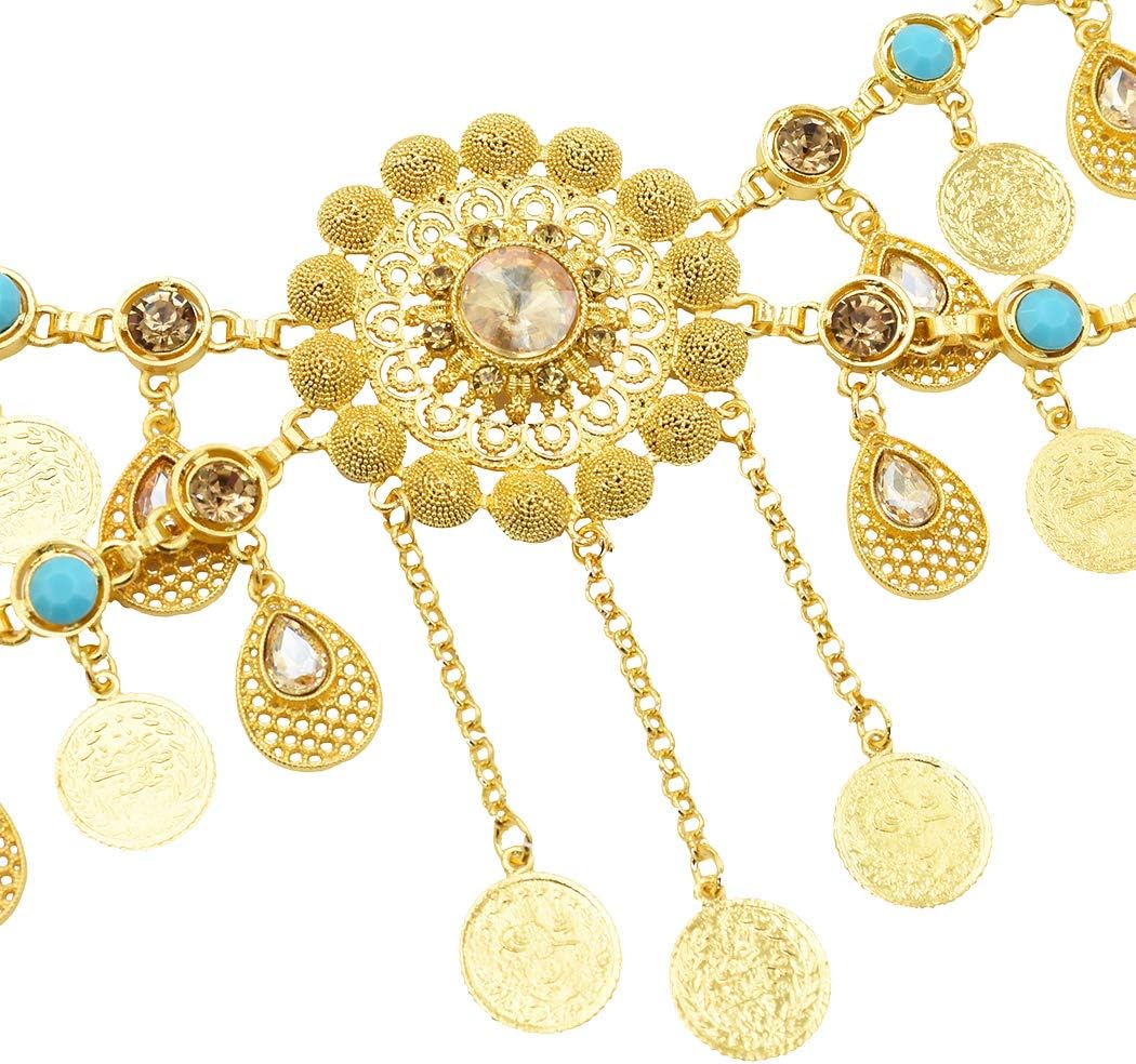 NSLS Crystal Rhinestone Dress Belt Bikini Body Chain Belly Dance Indian Beach Gypsy Waist Chain Jewelry for Women - Image 5