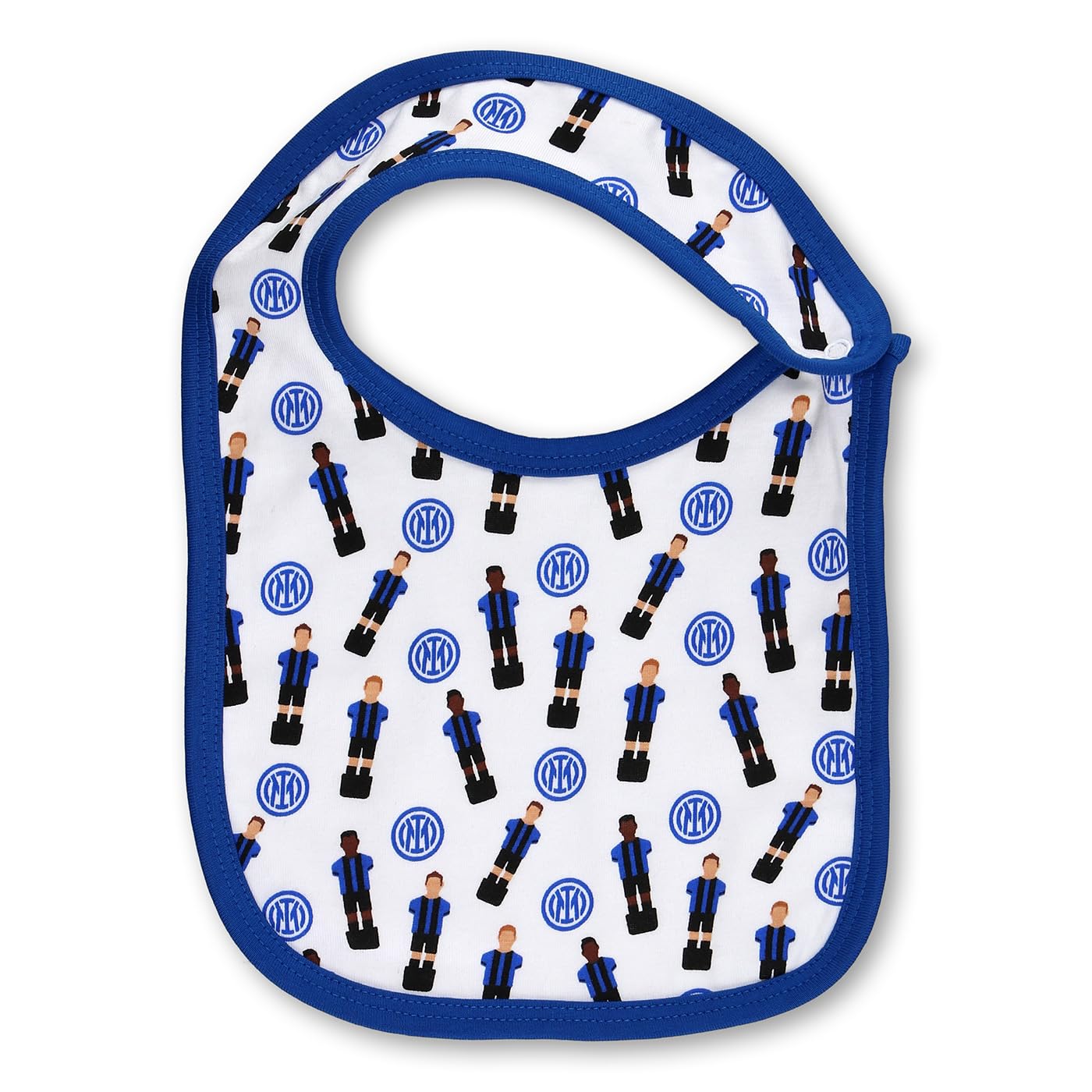 Inter - Bavaglino Neonato, 100% cotone, Prodotto Ufficiale