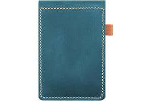 Real Genuine Leather Notepad Cover For Mini Pocket Notebook 3" X 5",...