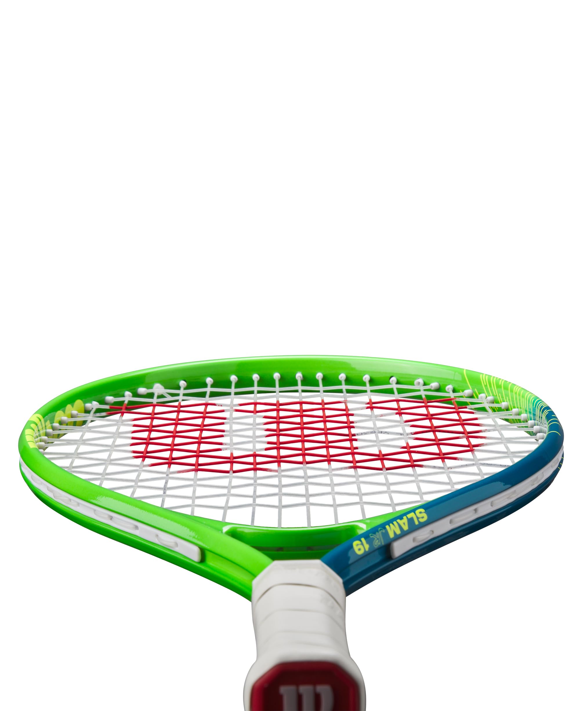 Wilson Slam Junior 19 Boys Tennis Racket Red/Yellow Strung 205g L