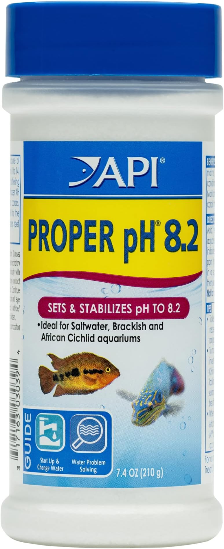 API PROPER pH 8.2 Freshwater Aquarium Water pH Stabilizer 7.4-Ounce Container
