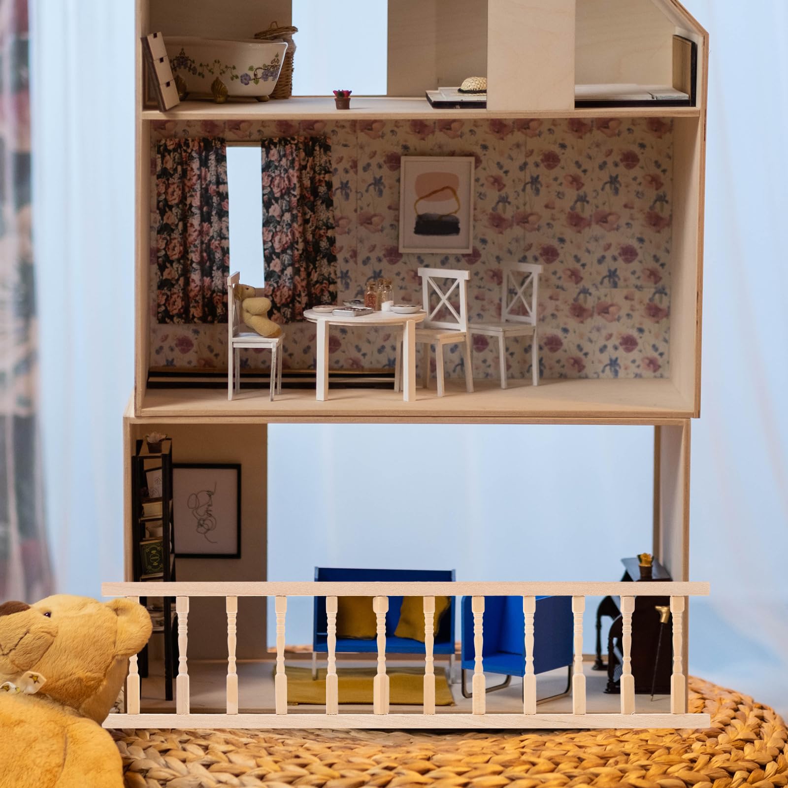 TOYANDONA Set Di Mobili in Miniatura Per Casa Delle Bambole Culla in