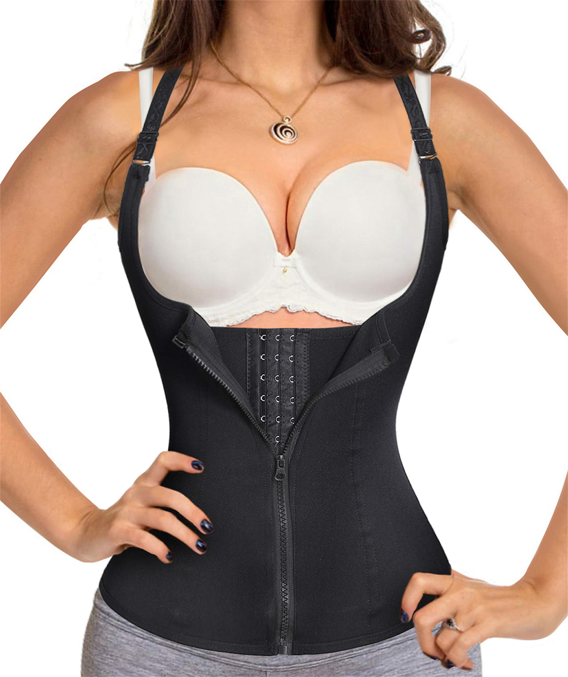 CHUMIAN Donna Corsetto Vita Dimagrante Body Modellante Cintura Intimo Shaper Training Vestiti Shapewear Contenitivo Snellente
