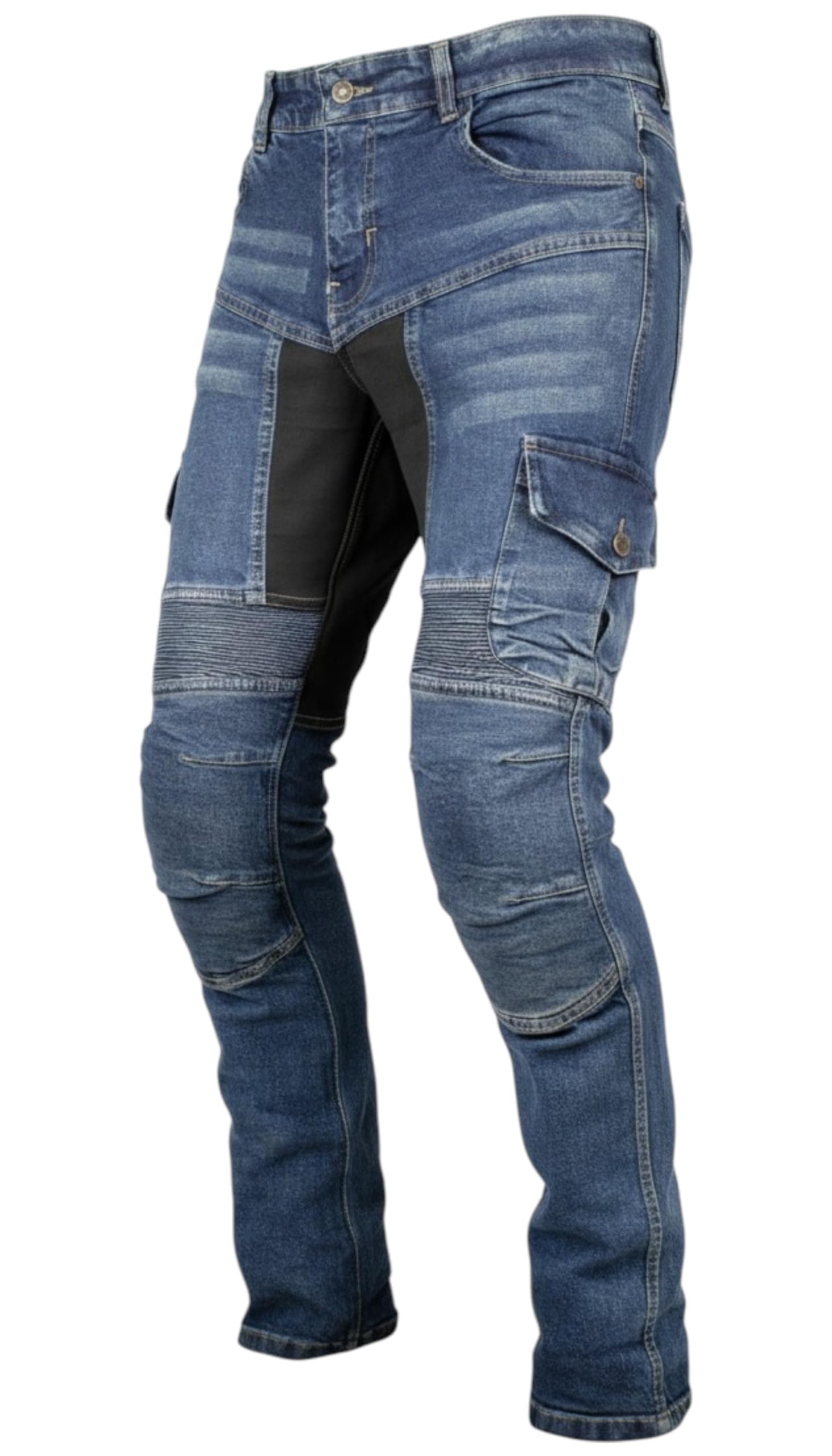 Motorrad Jeans mit Protektoren Cargo Biker Jeans