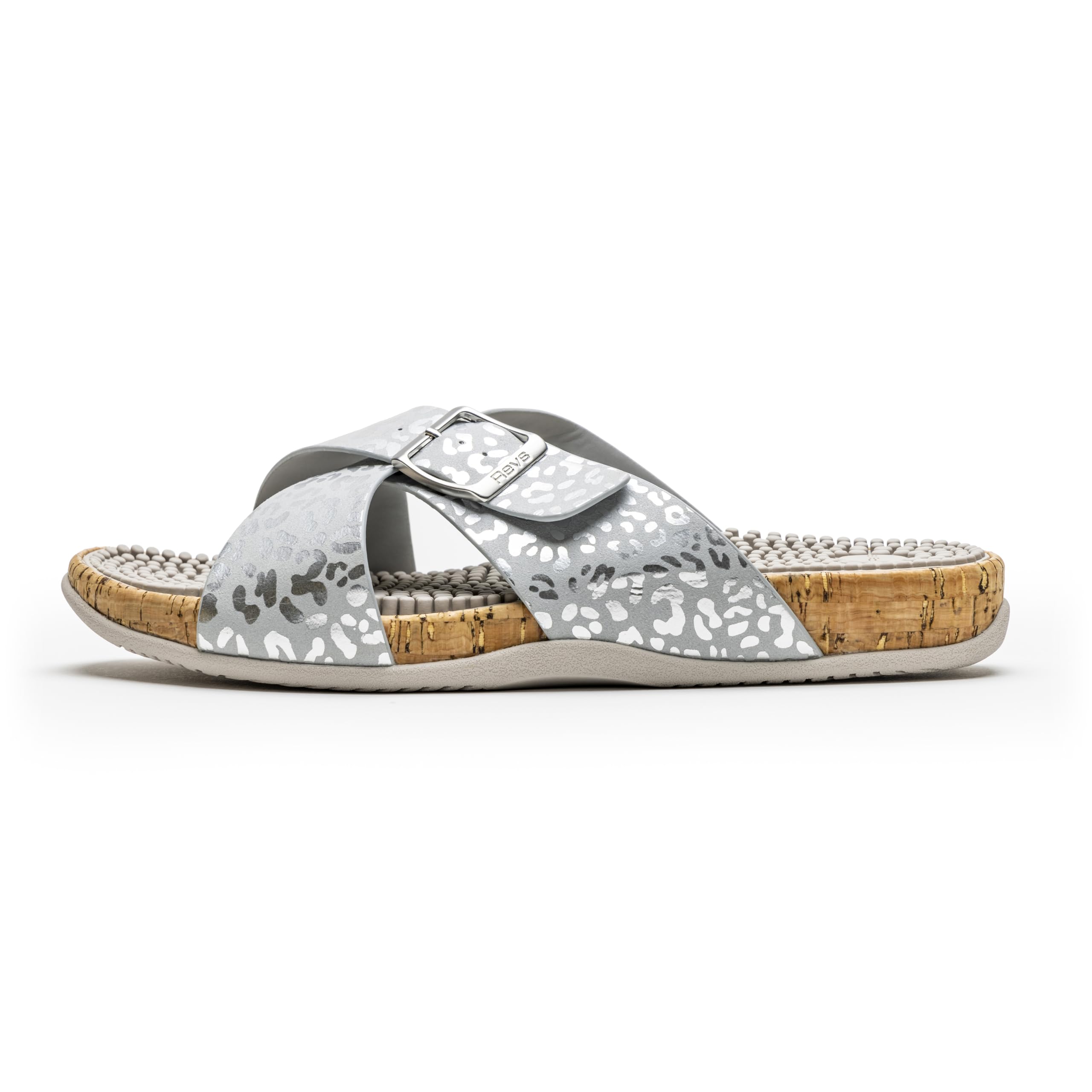 Revs - Arkaig - Damen Sandalen mit Massage-Effekt und Polsterung - stoßdämpfende und komfortable Sohle - Stimulierung der Fußreflexzonen und Schmerzlinderung - durchblutungsfördernd - Senkfußeinlage
