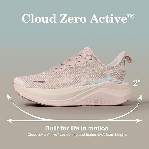 Miniatura 5 de Hawkwell - Zapatillas de enfermería Cloud Zero Active para mujer con amortiguación, transpirables, para tenis, caminar, gimnasio, trabajo médico