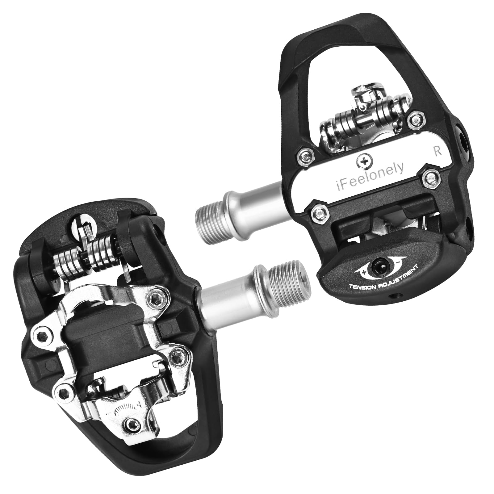 Spd Cleats BUCKLOS Look Delta, SPD Spin Bike Pedales De Bicicleta