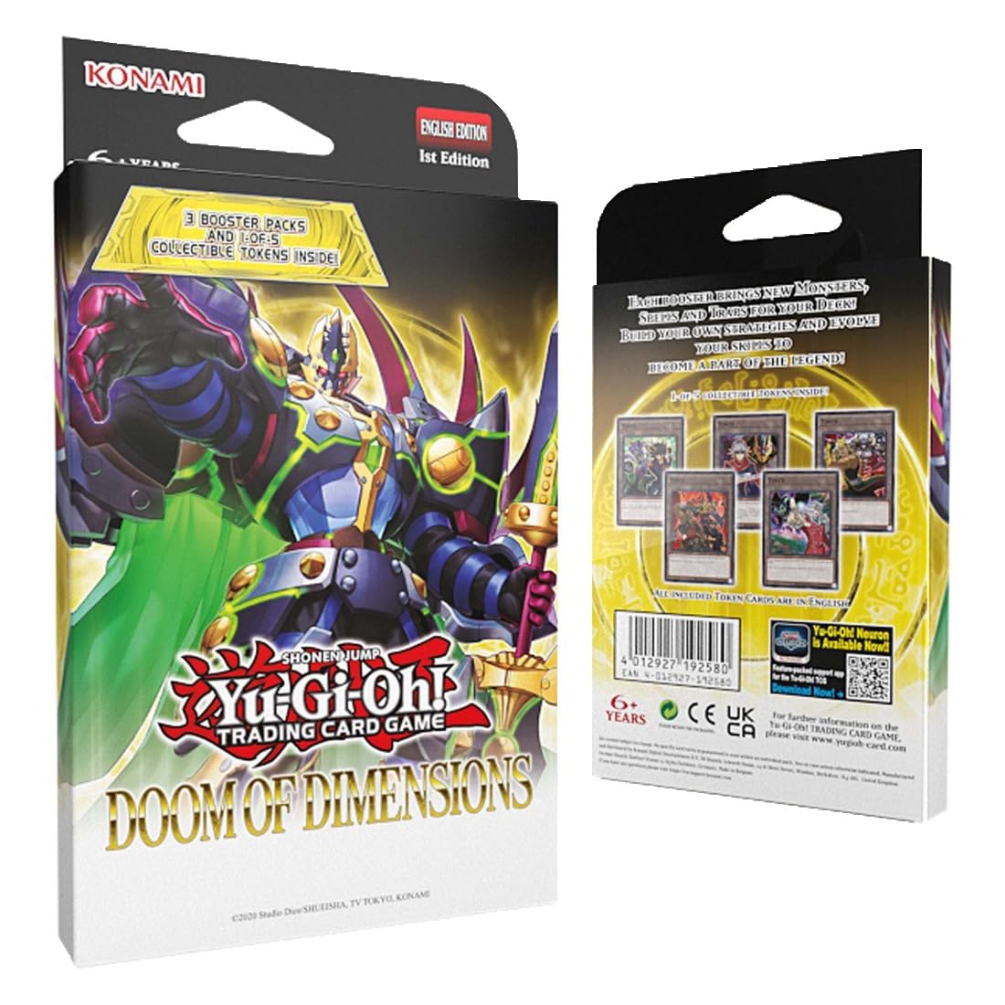 Yu-Gi-Oh! Doom Of Dimensions 1st Edition Factory Sealed Booster